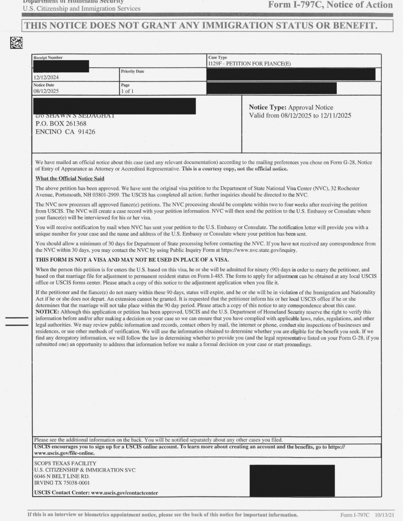 Case Approvals NIW EB1